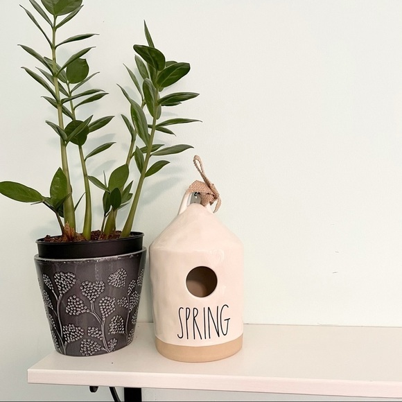 RAE Dunn NWT Spring White Ceramic Birdhouse - Picture 2 of 5